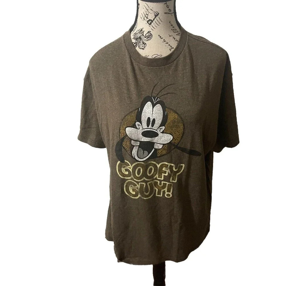 Disney Goofy Guy Unisex Adult Fashion Top T Shirt Sz Large